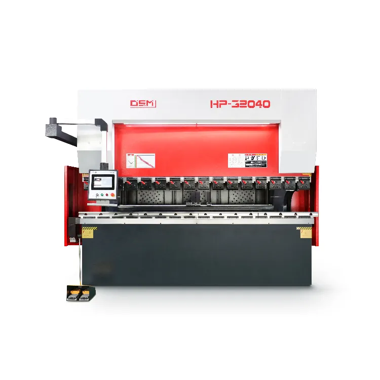 奥斯玛HP-32040液压数控折弯机展示图，采用高吨位结构与智能数控系统，适用于超大尺寸钣金工件的高效精准折弯作业。